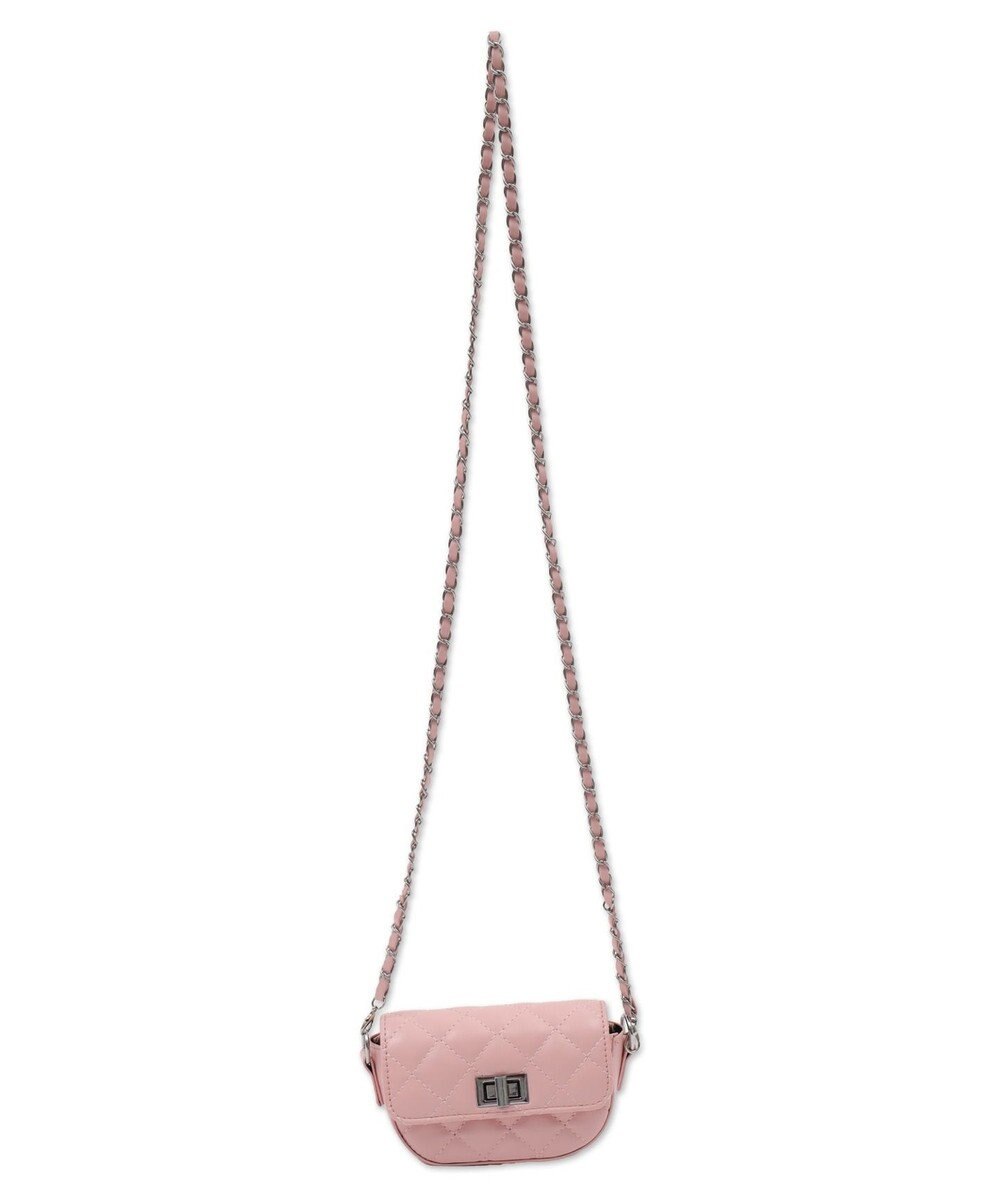 WEGO キルティングフラップミニショルダー 