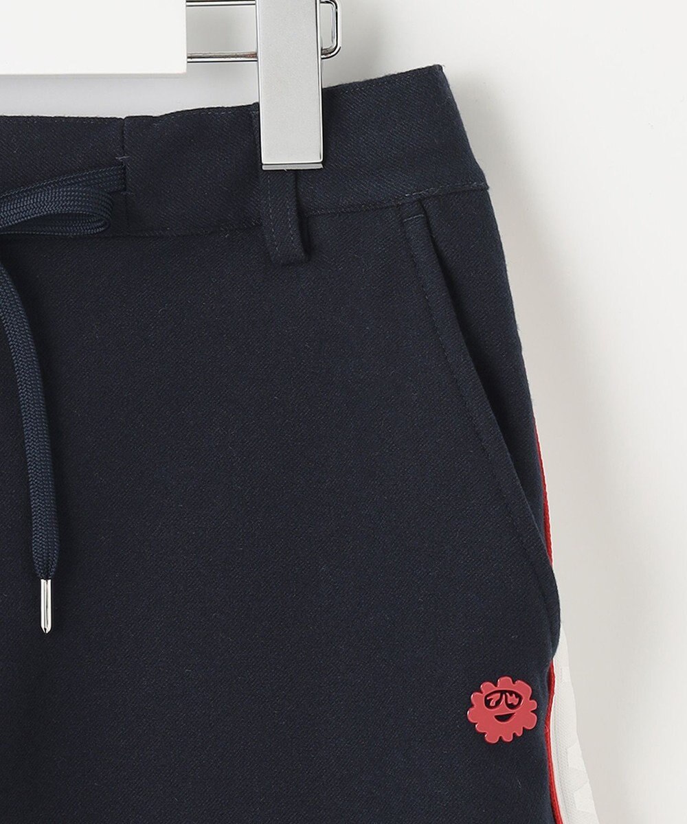 PW CIRCULUS 【WOMEN】【洗える/帯電防止/ストレッチ】ロゴ サイドライン スカート 