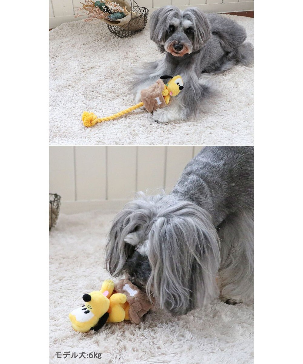 PET PARADISE ディズニー飛び出すロープトイ 《ミッキー/ミニー/プルート》 