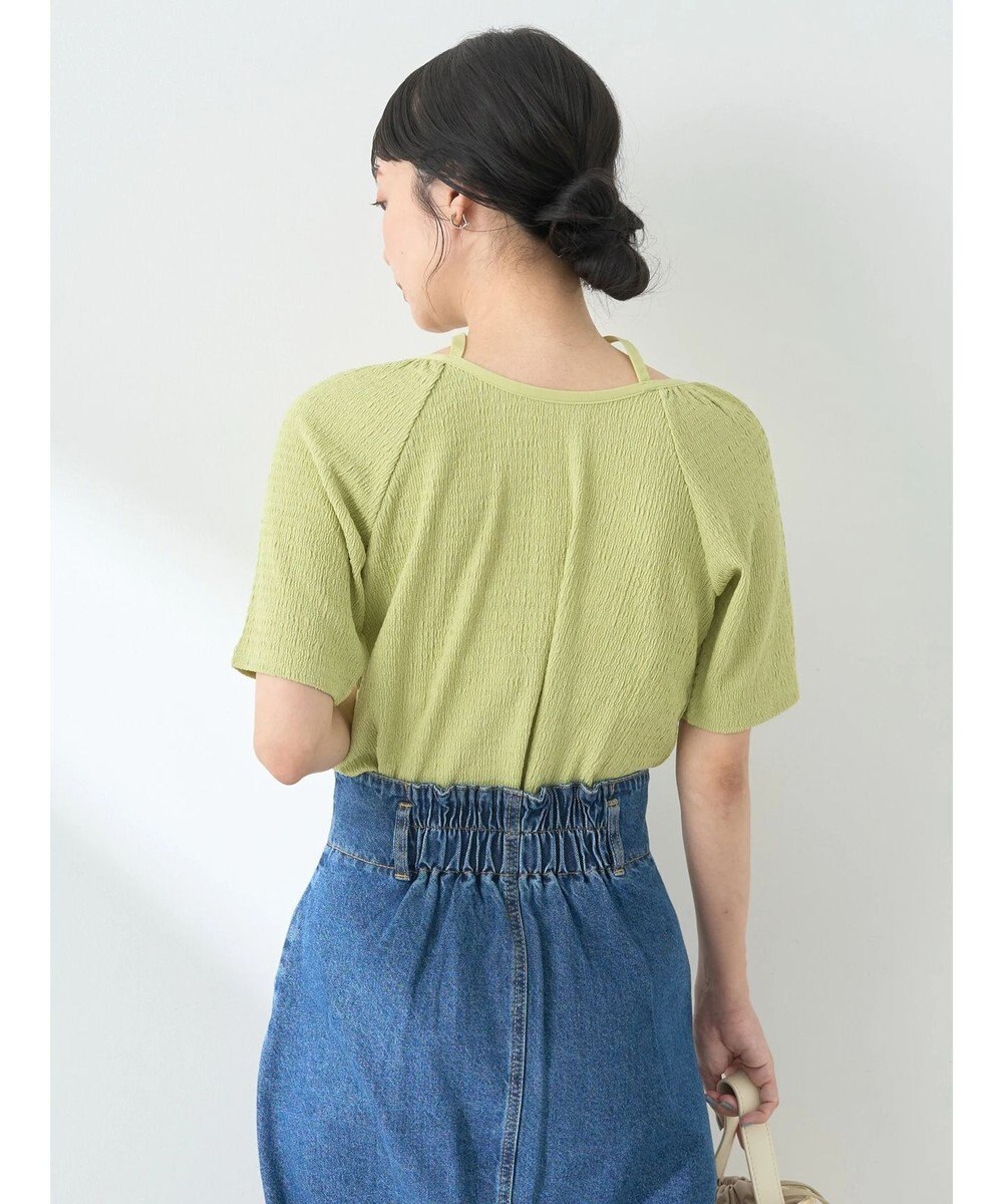 earth music&ecology ポコポコホルタープルオーバー 