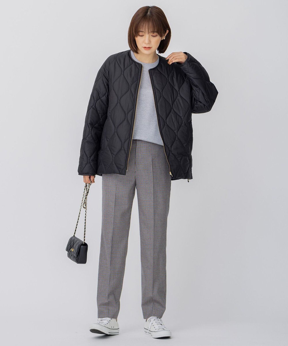 23区 L 【洗える】中綿キルティング ショート ブルゾン 