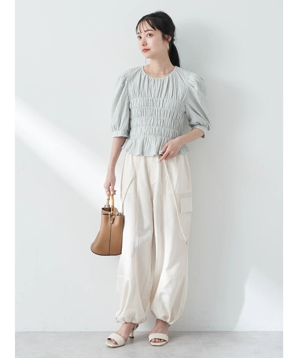 earth music&ecology ポコポコシャーリングトップス 