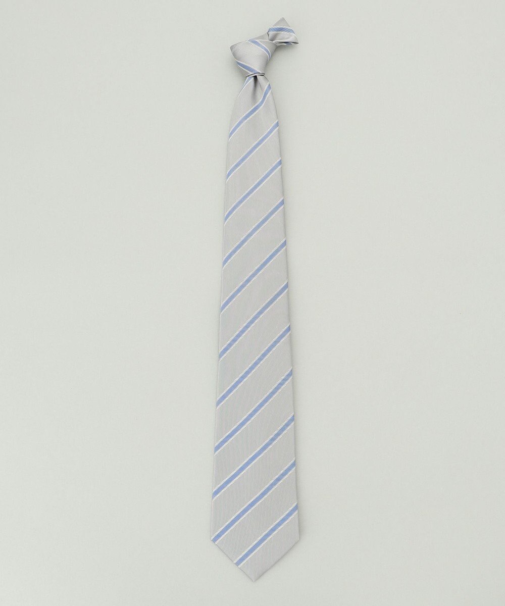 GOTAIRIKU リクルートにも【日本製】シルク ネクタイ_レジメンタル 