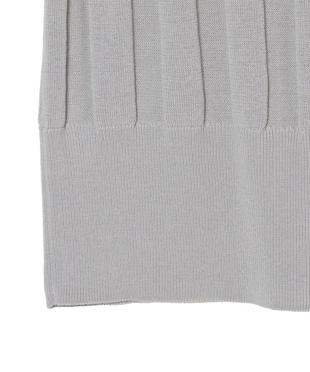 JOSEPH 【WEB&OUTLET限定・洗える】コットンシルクリブ　ラウンドネックニットティー 