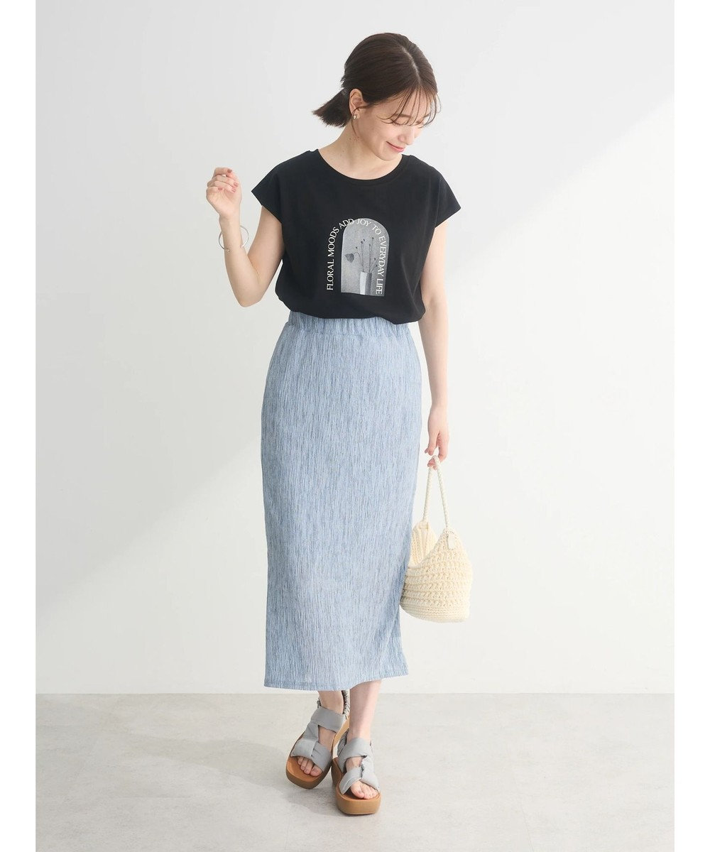 Green Parks フラワーフォトコンパクトプルオーバー 