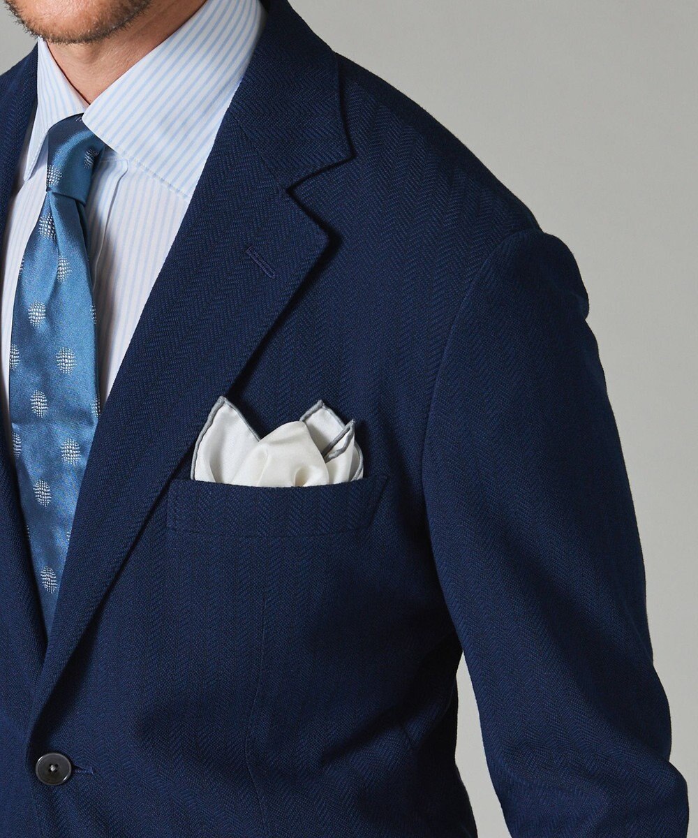 GOTAIRIKU 春夏向け【形態安定】SUMMERPREMIUMPLEATS_スモールワイドカラー 長袖ドレスシャツ（ストライプ/チェック） 