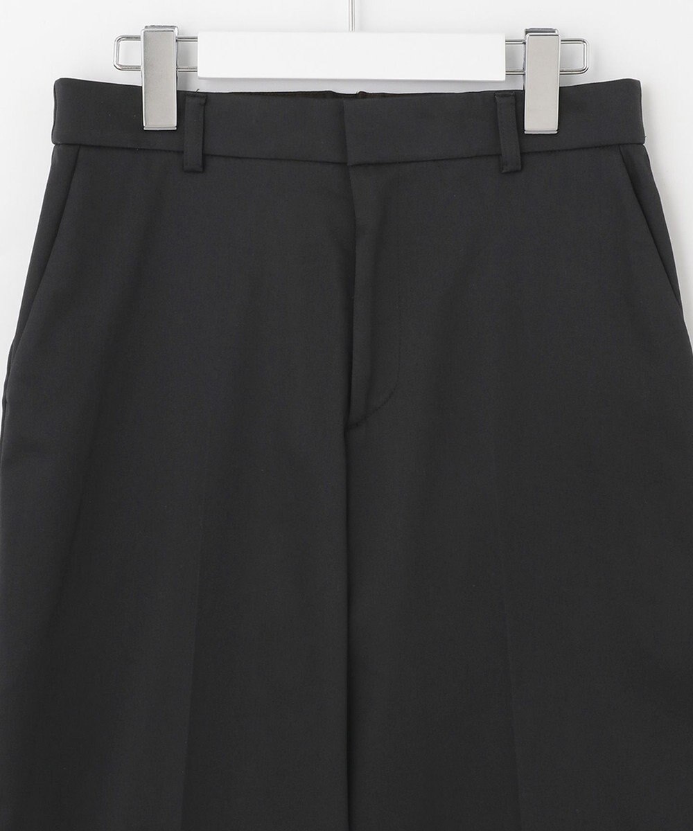 自由区 【接触冷感・撥水防汚加工】COOLMAX ワイドクロップドパンツ 