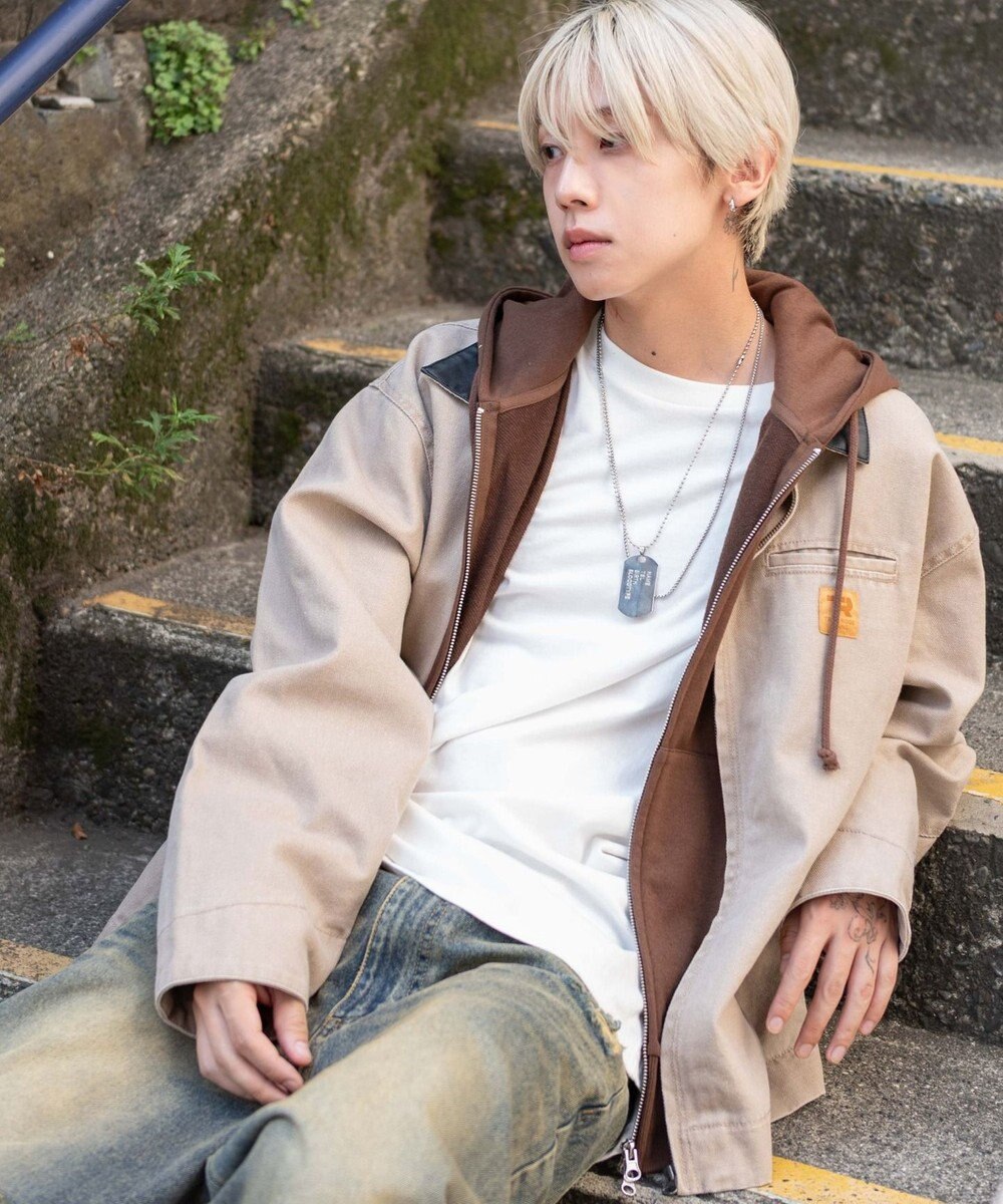 WEGO 【25年秋冬新作/MLサイズ展開】ワーカーズZIPジャケット 