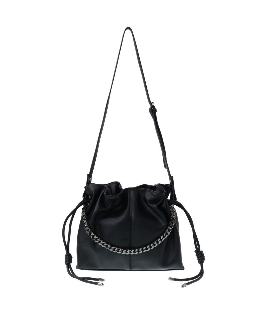 YECCA VECCA 【CLASSY.掲載】2wayチェーンギャザーバッグ 