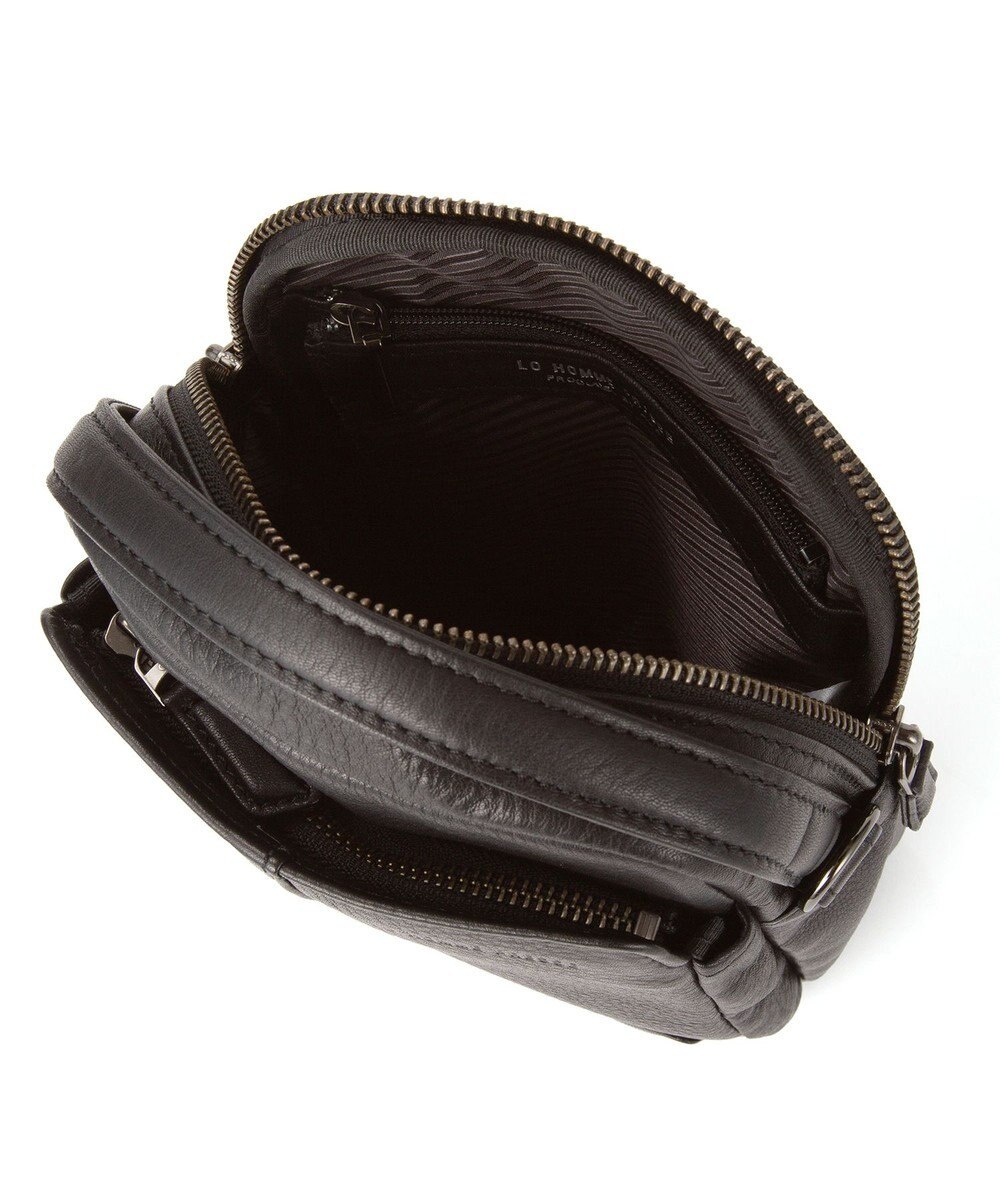 ACE BAGS & LUGGAGE LO HOMME PRESSE アルカイックソフト 本革 縦型ショルダーバッグ 小 71782 ロ・オム・プレッセ 