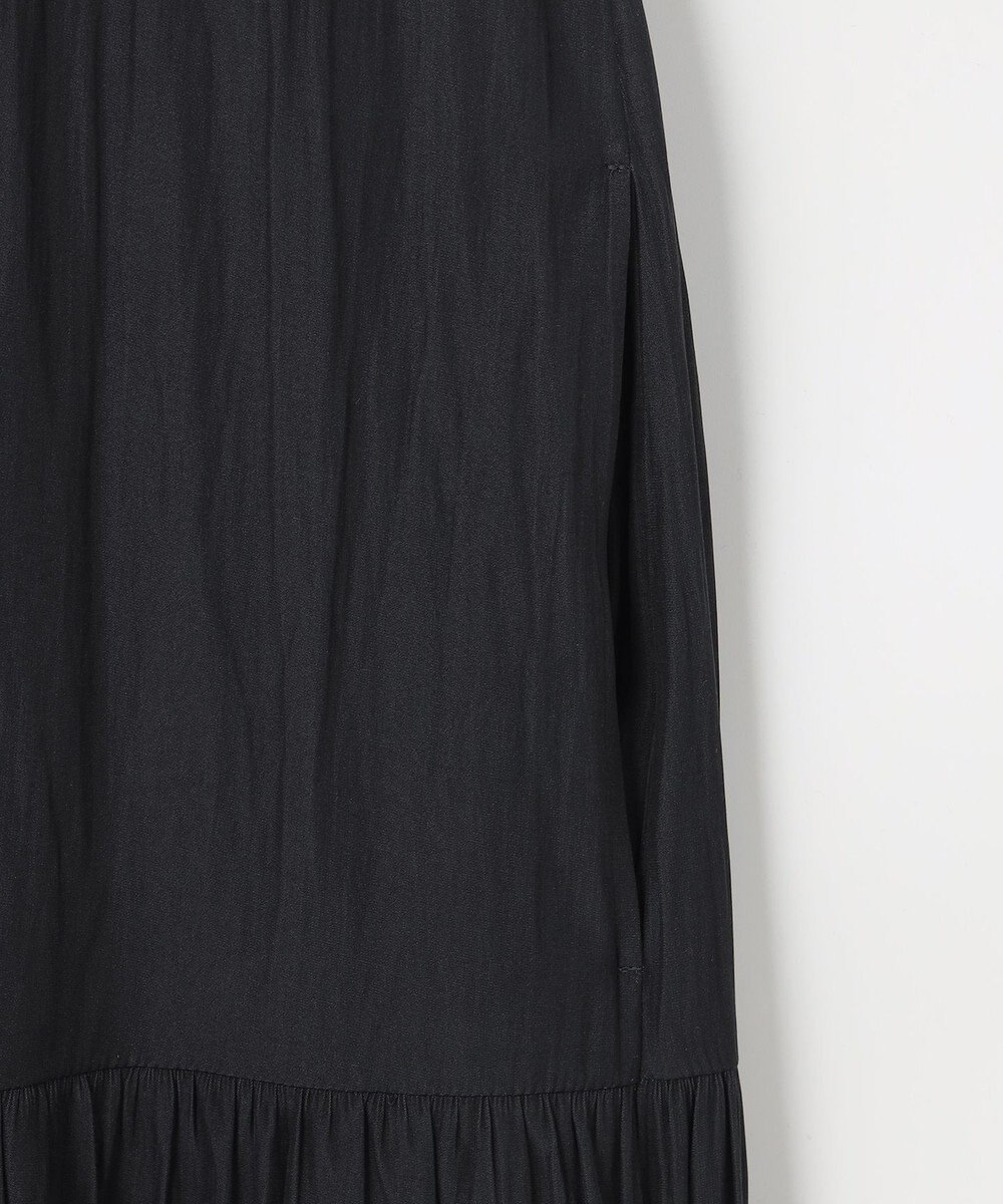 組曲 S 【WEB限定】ギャザーライトデシン ティアードワンピース 