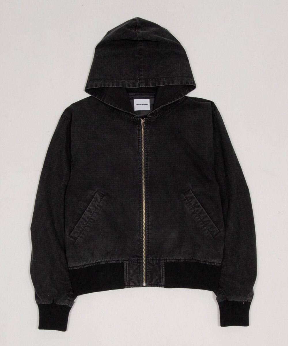 WEGO 【ユニセックス着用ITEM】リップストップフードブルゾン 