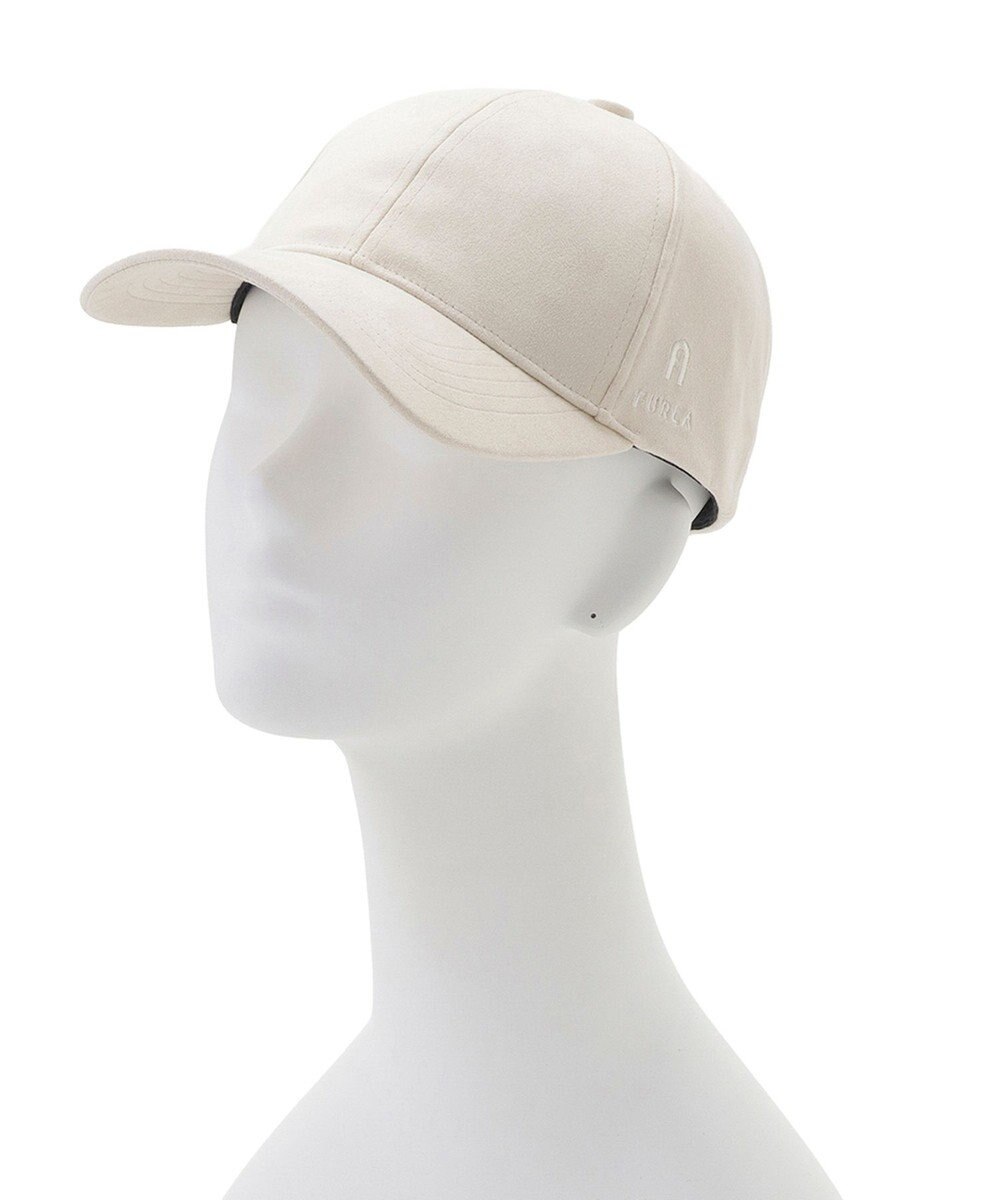 MOONBAT FURLA(フルラ)横刺繍スエード キャップ UVカット 