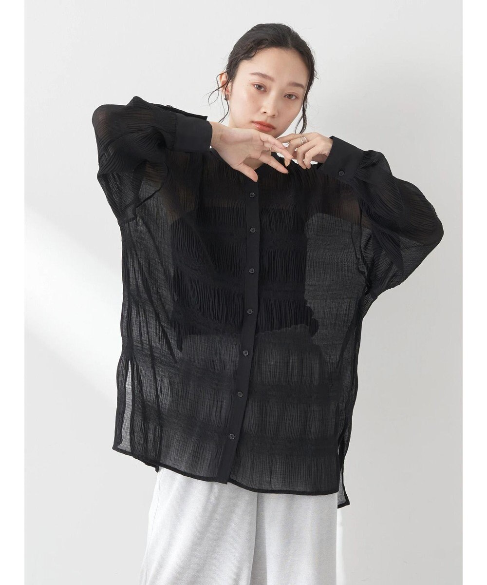 earth music&ecology クシュクシュシアーシャツ 