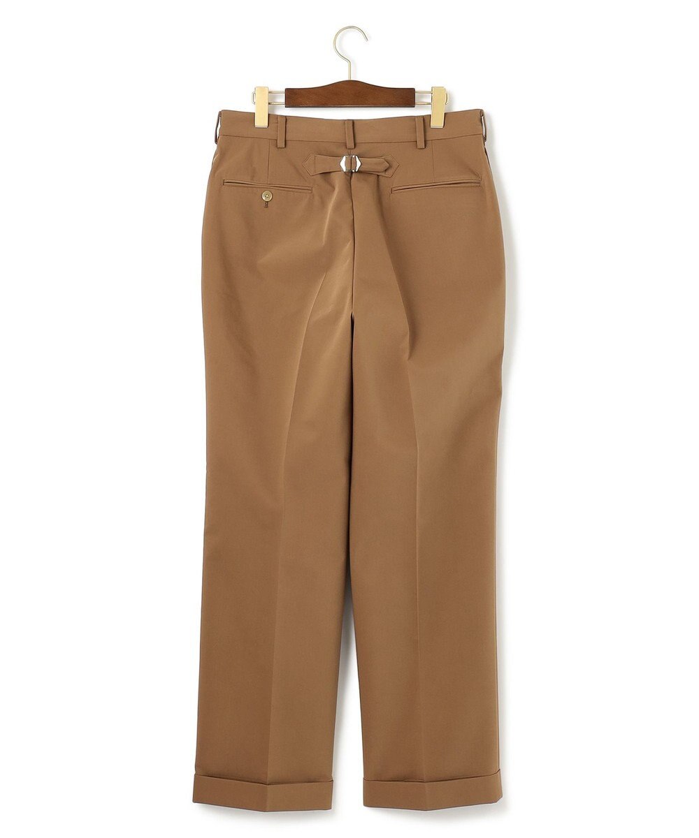 J.PRESS MEN 【J.PRESS ORIGINALS】2WAY STRETCH POLYESTRE PIQUE NEW PIPED STEM TROUSERS / JAPAN MADE 