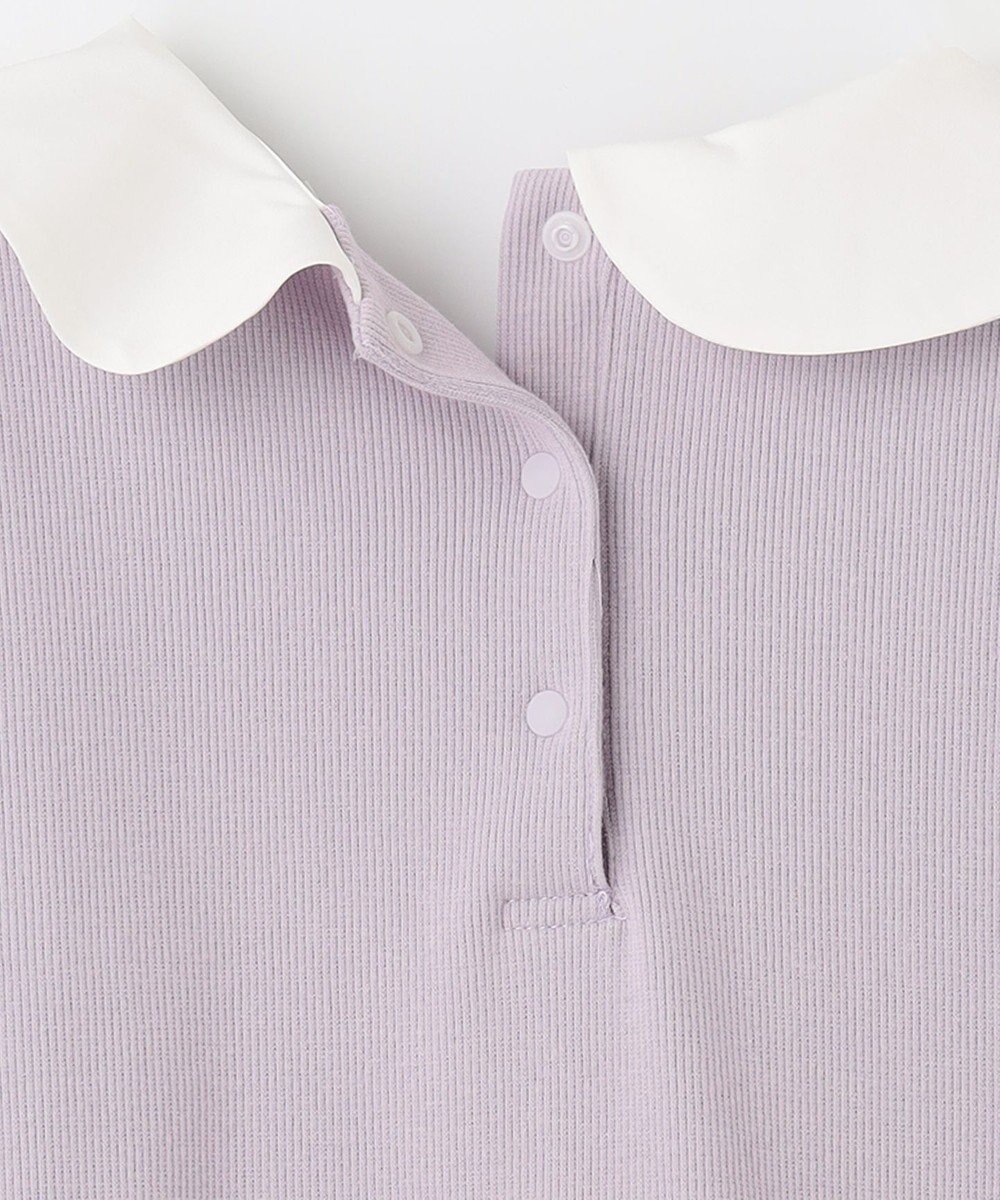 ANY KIDS 花柄ドッキングチュールワンピース 