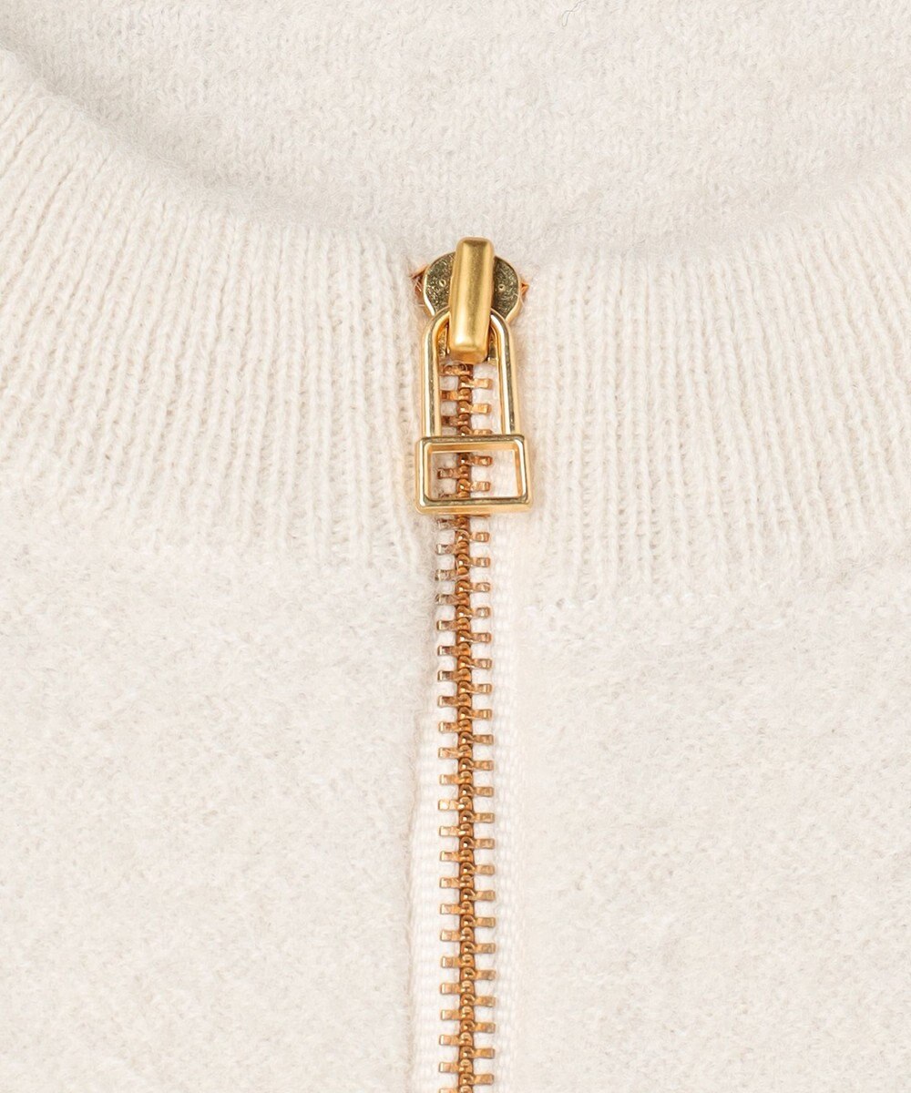 UNFILO ウールミルド ZIPニットブルゾン 