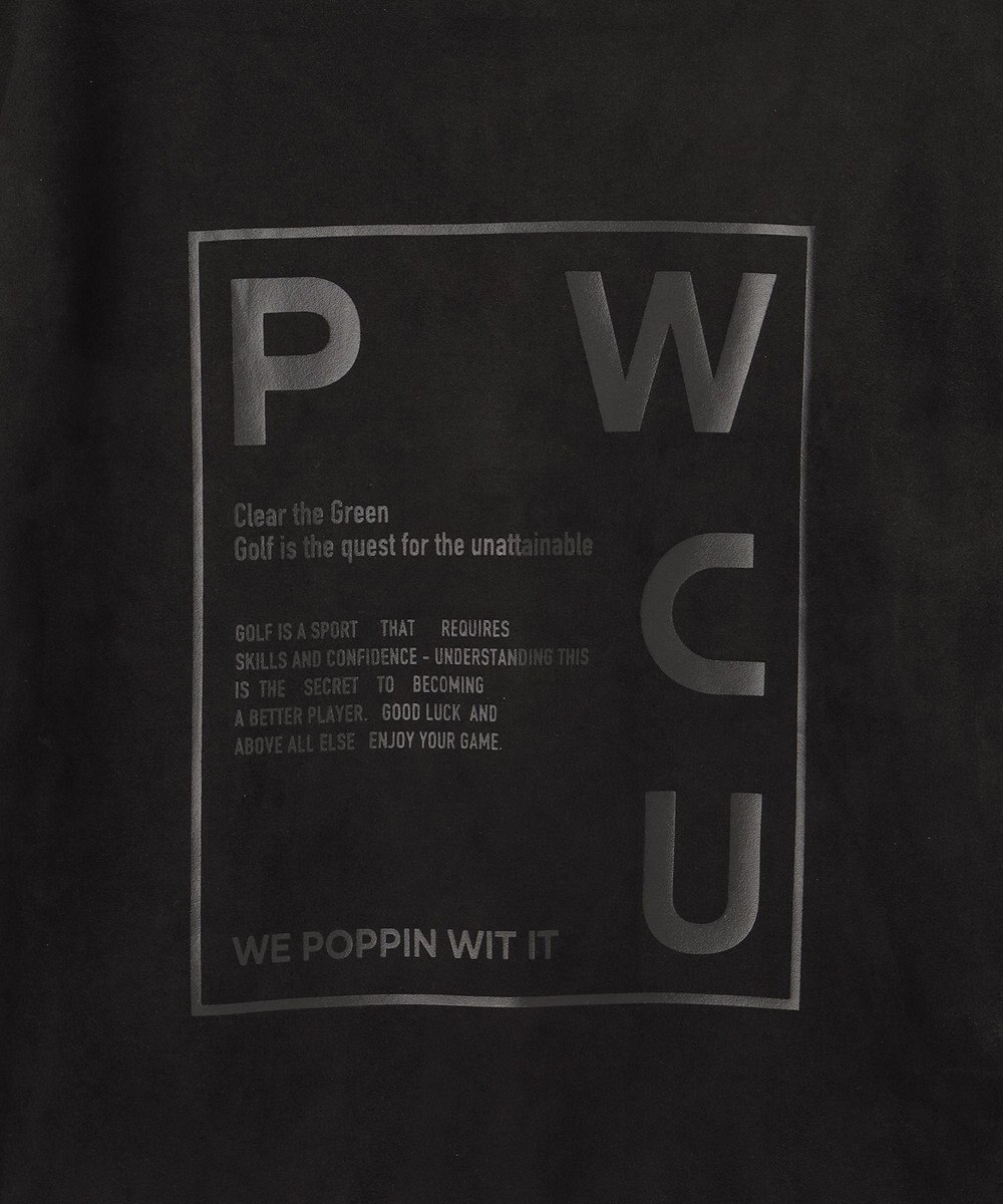 PW CIRCULUS 2025 NEW！【手洗い洗濯可】【WOMEN】スエードライク デタッチャブルフーディ ゴルフウェア レディース 