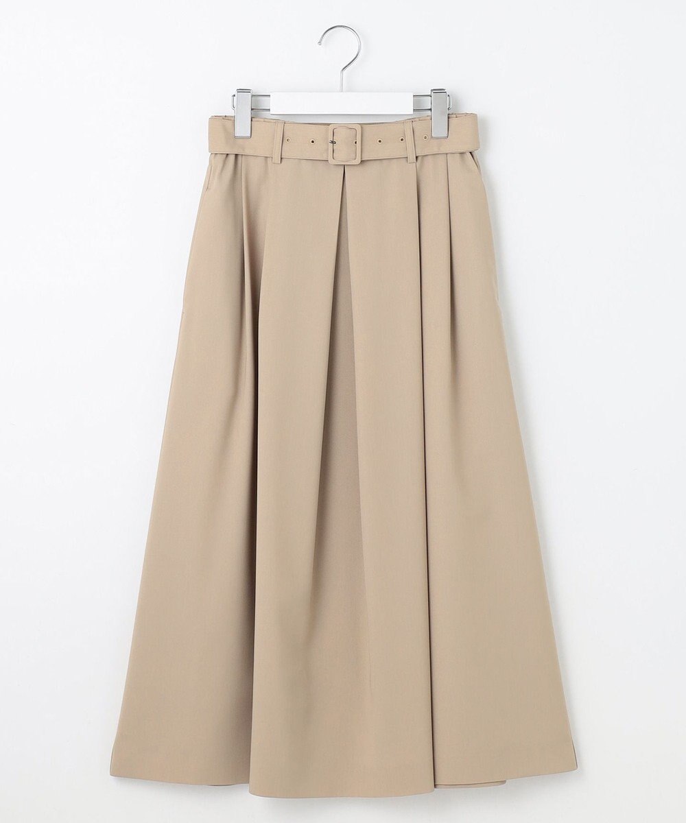 自由区 【洗える】ストレッチライトツイル スカート 