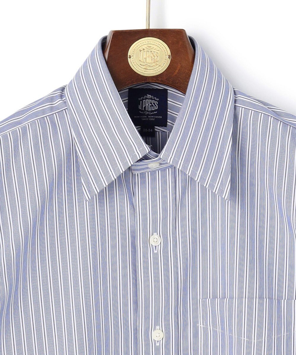 J.PRESS MEN 【PREMIUM PREATS / 形態安定】イングリッシュストライプ ドレスシャツ / レギュラー 