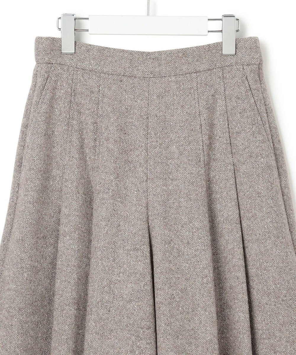 23区 シルクネップヘリンボーン ガウチョ パンツ 