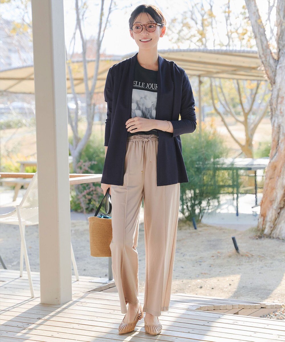 Tiaclasse L 【おのののかさん着用】冷凛(ひやりん)カノコカットソートッパーカーディガン 