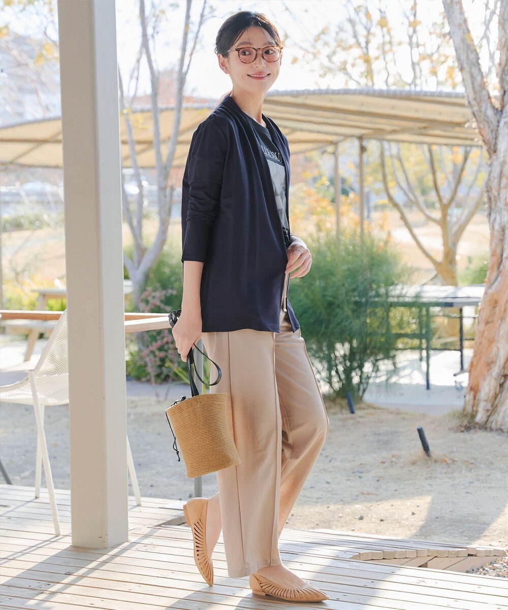 Tiaclasse L 【おのののかさん着用】冷凛(ひやりん)カノコカットソートッパーカーディガン 