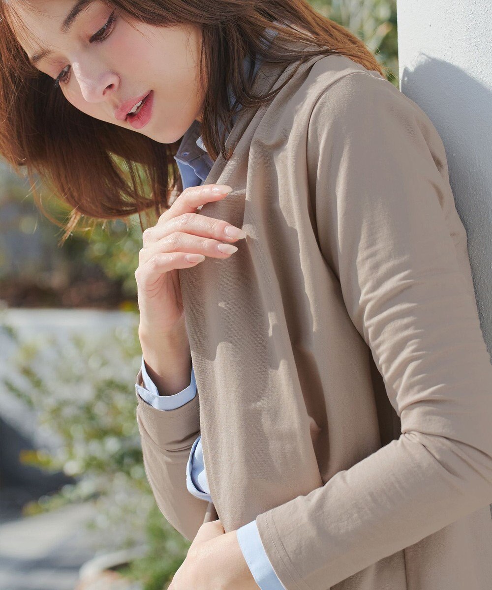 Tiaclasse L 【おのののかさん着用】冷凛(ひやりん)カノコカットソートッパーカーディガン 