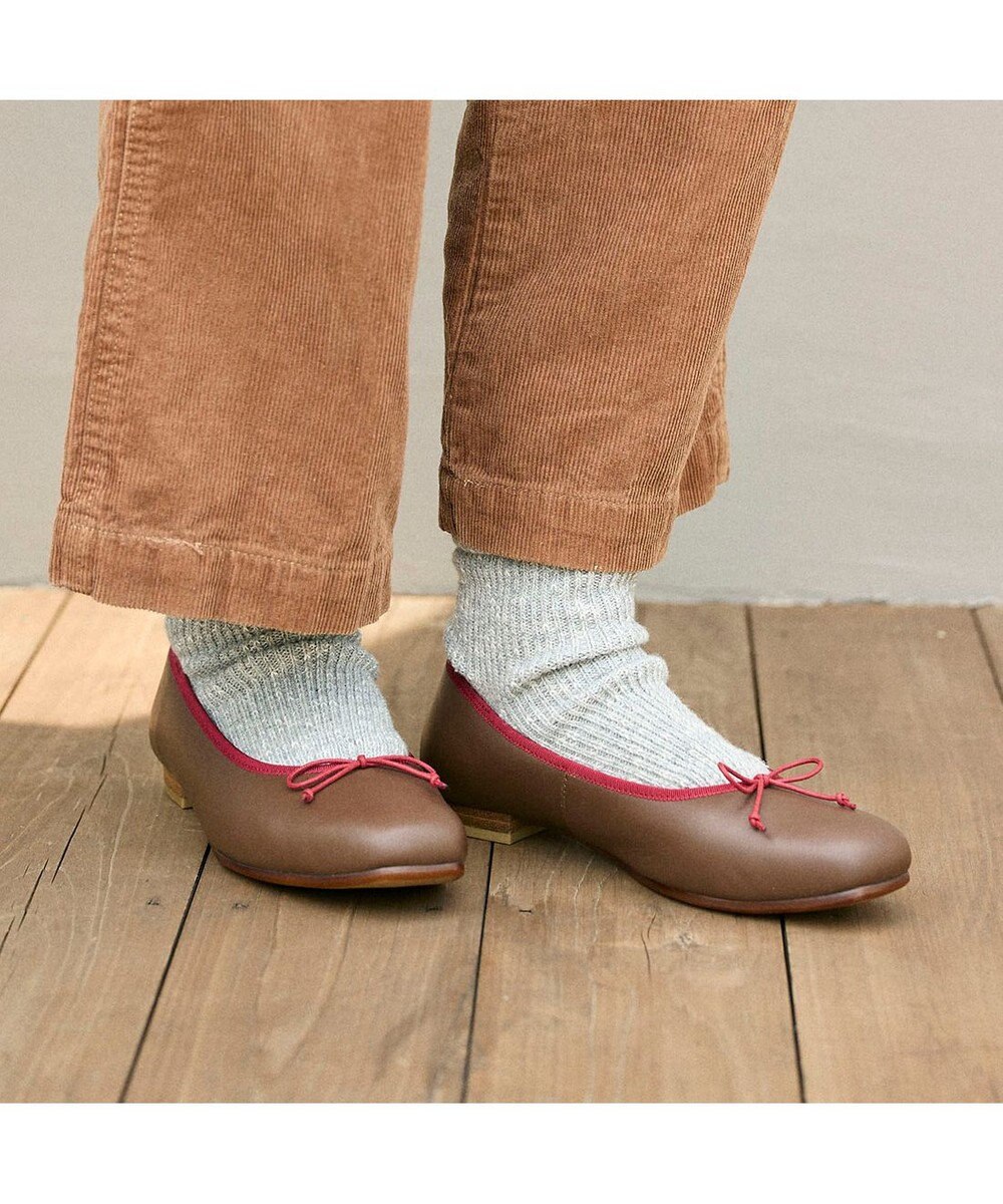 ing <ing>【３E】ワンポイントバレエシューズ 