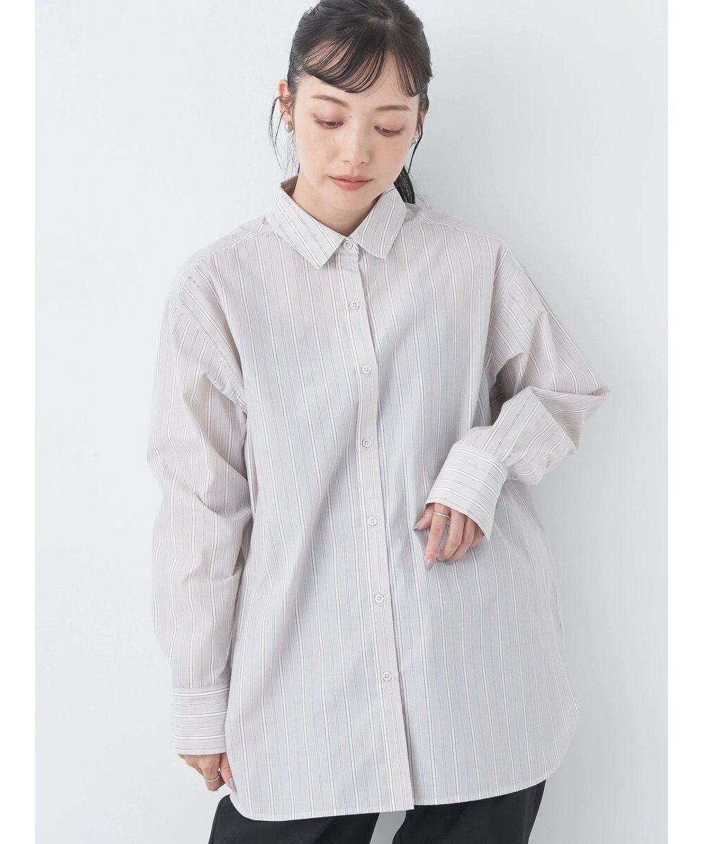 earth music&ecology レギュラーカラーシャツ 