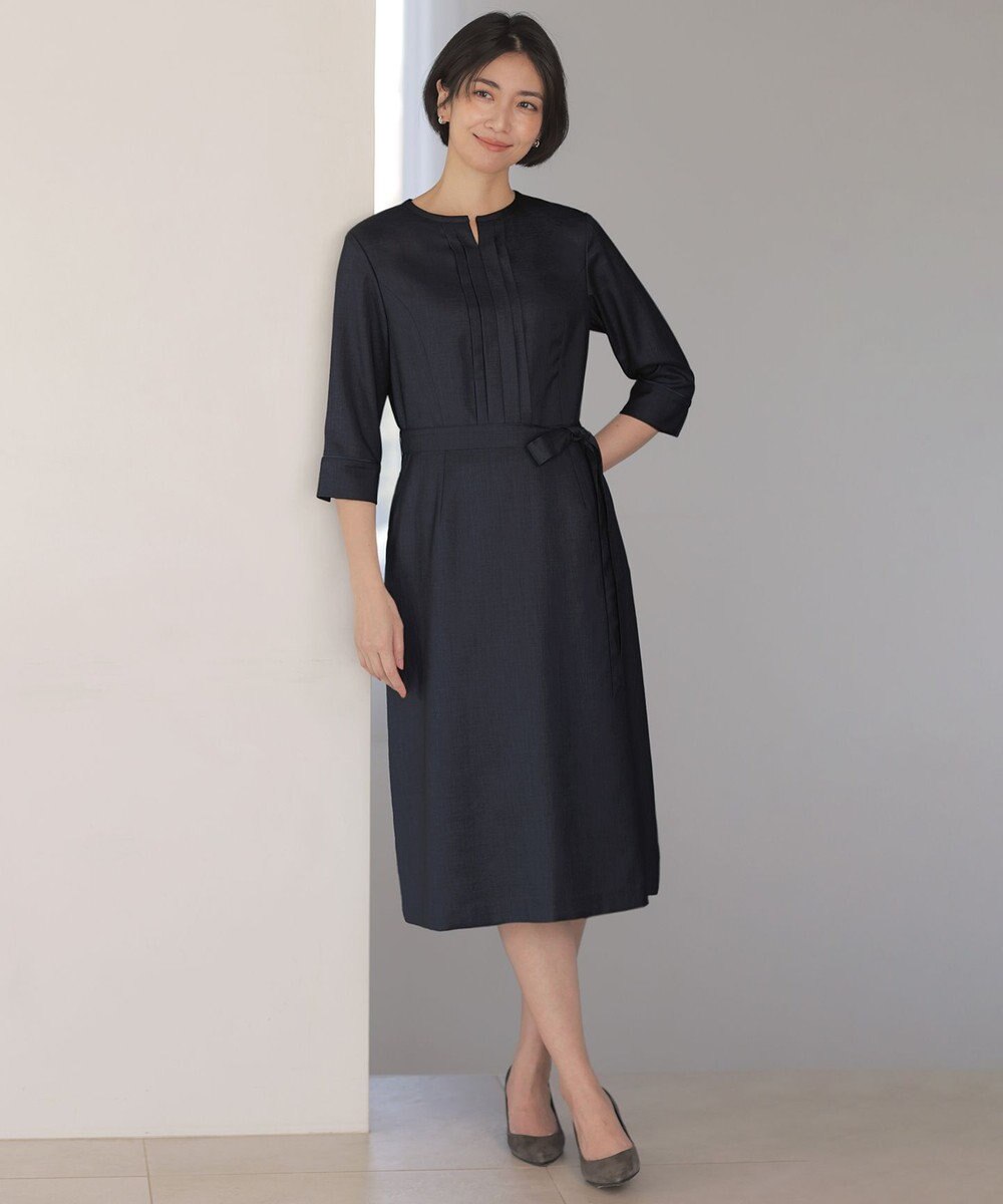 J.PRESS LADIES L 【定番人気・セットアップ対応】OXIJEWEL ストレッチ ワンピース 