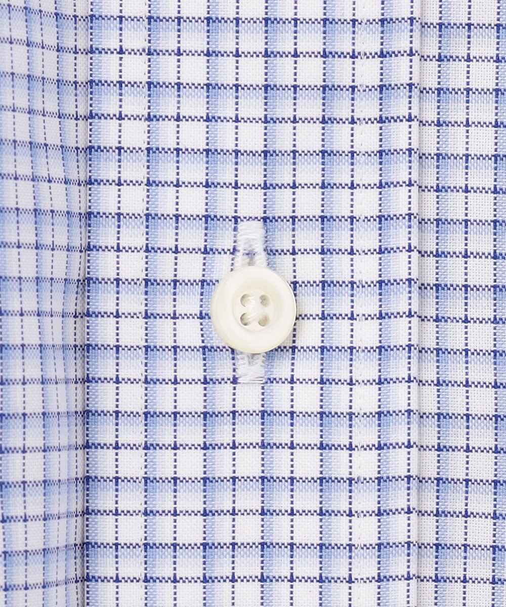 J.PRESS MEN 【EXTRA COMFORT / 形態安定・ストレッチ・抗菌防臭・速乾】ピンオックス ファンシーチェック 半袖シャツ/B.D. 