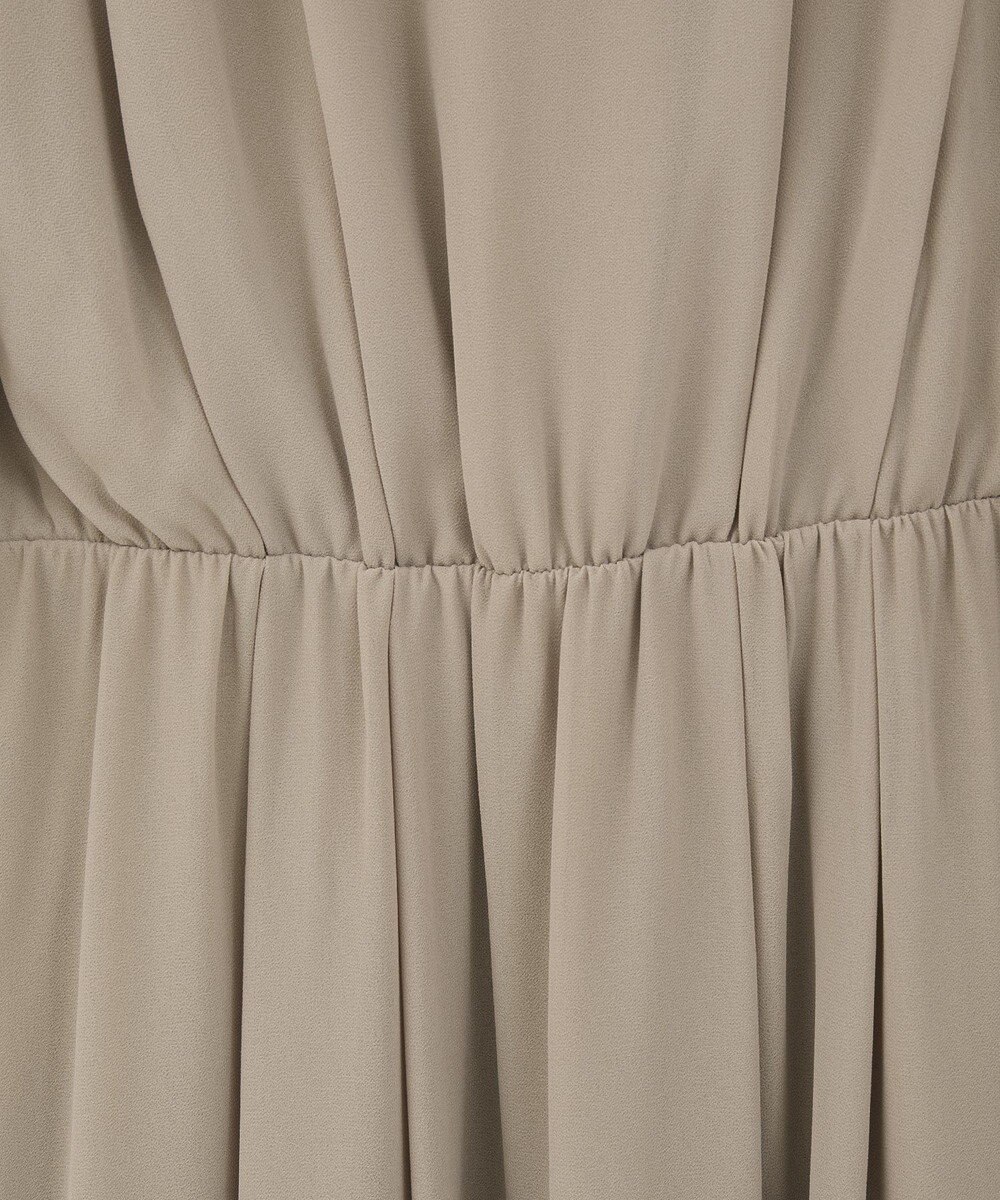 YECCA VECCA レース切替シフォンドレス 