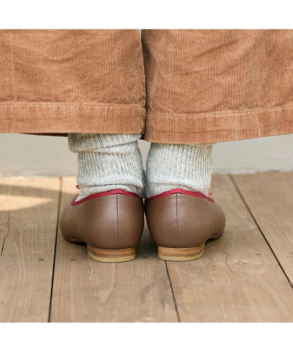 ing <ing>【３E】ワンポイントバレエシューズ 