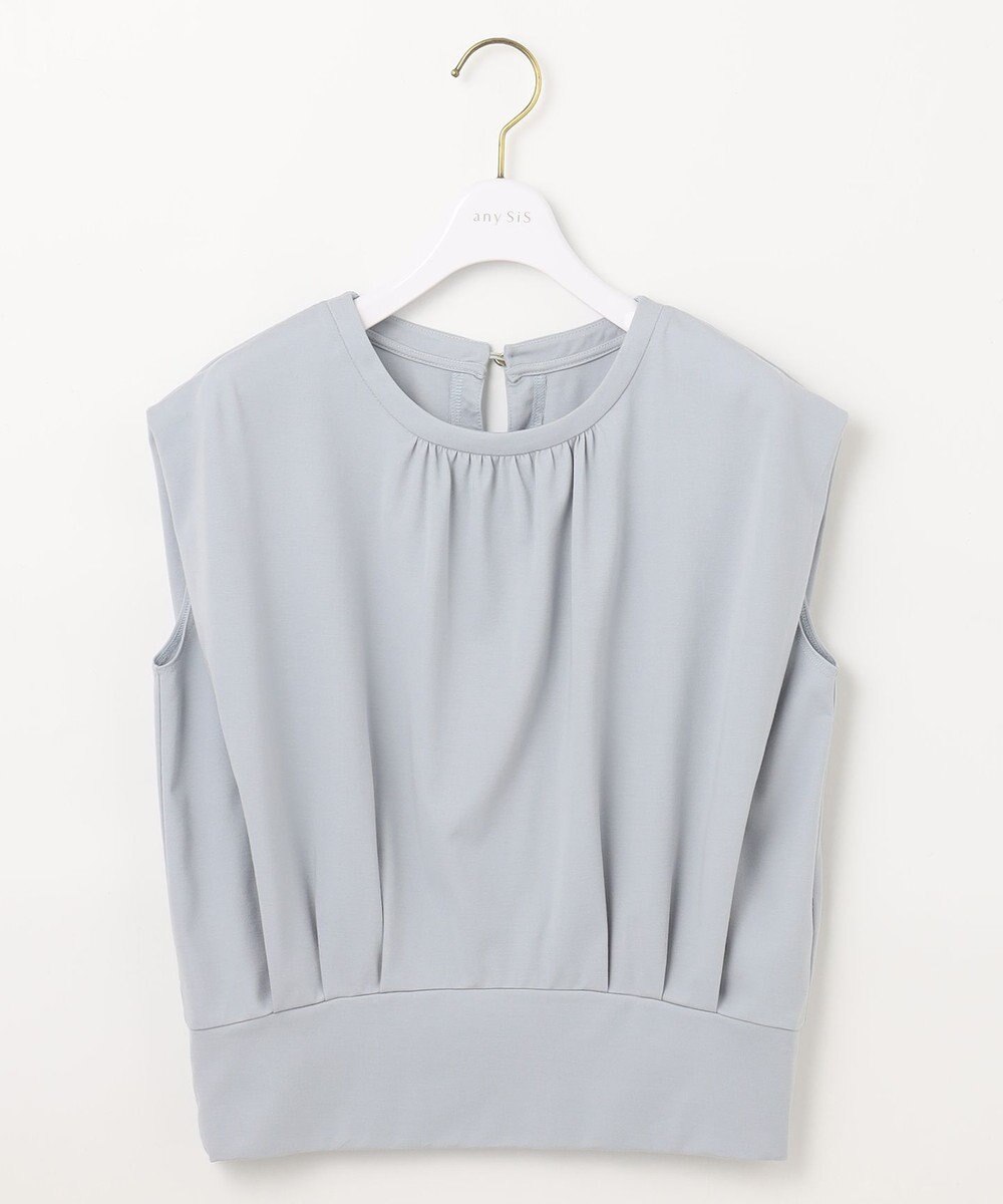 ANY SIS 【2SET】コンパクトトップス×ミスティプリントスカート セットアップ 