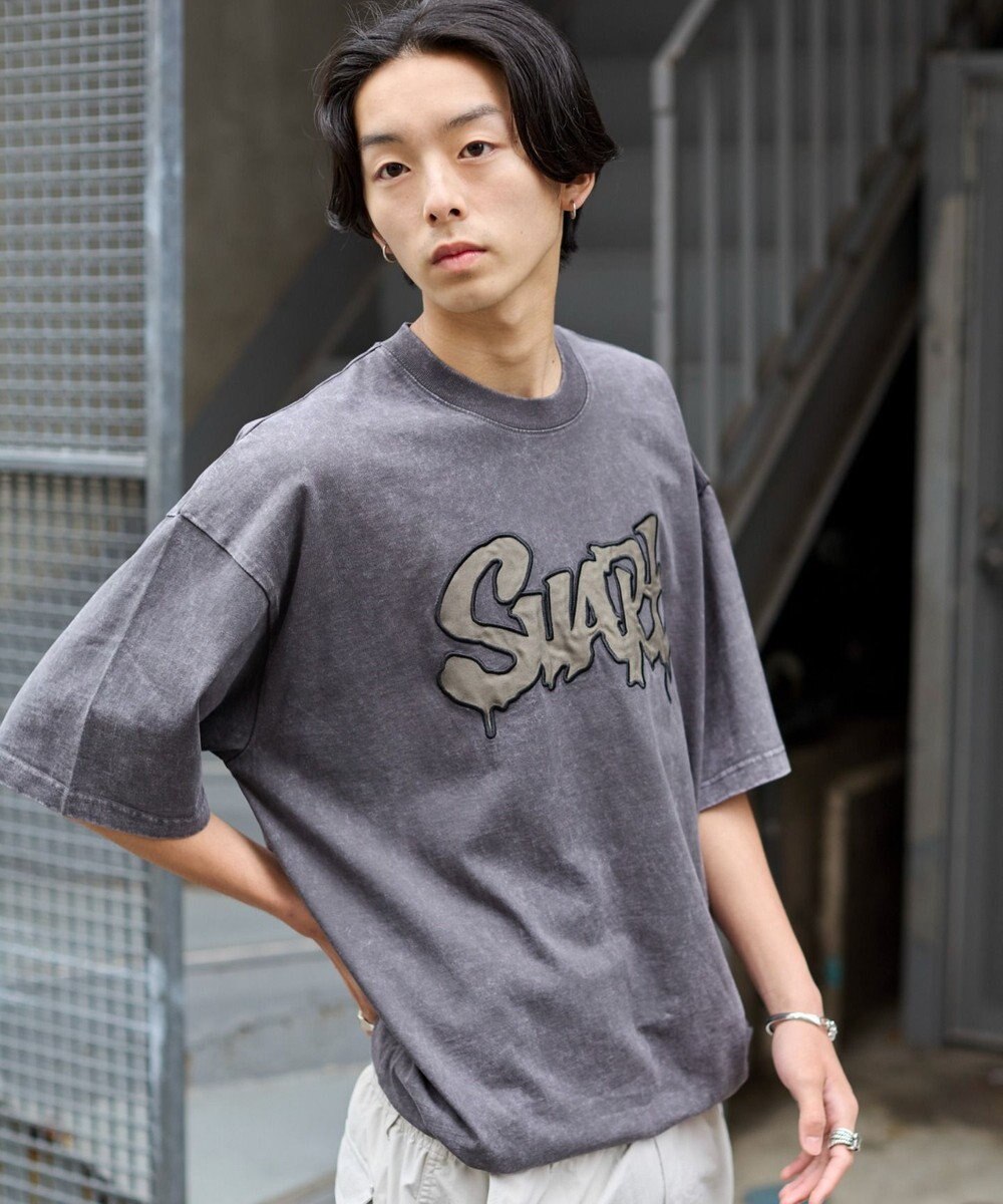 WEGO 【ユニセックス着用ITEM】ワッペンロゴドロストBIG　T（SS） 