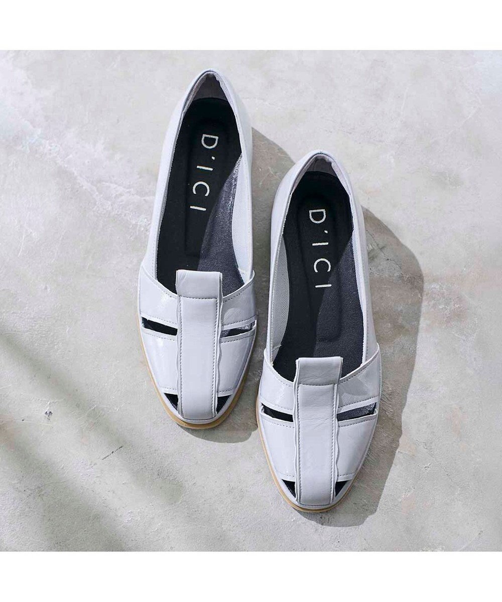 MODE ET JACOMO <D'ICI>カットアウトオープンパンプス 