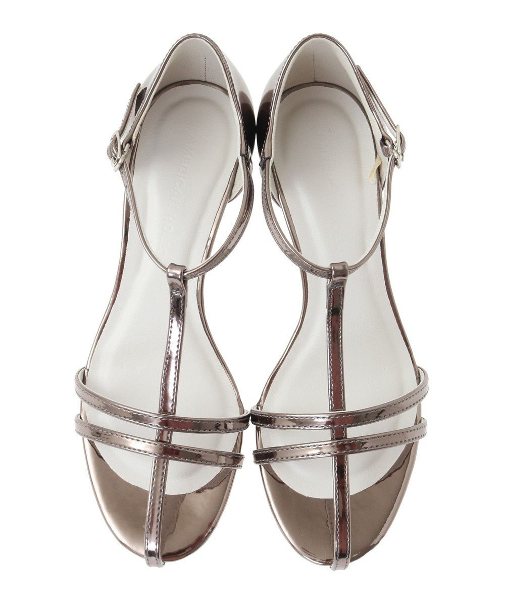 AMERICAN HOLIC ナロークロスストラップサンダル 