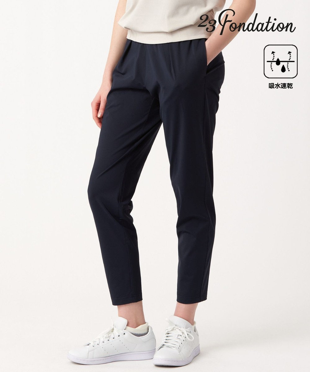 23区GOLF 【23Fondation/WOMEN】【吸水速乾】テーパード ジョガーパンツ 
