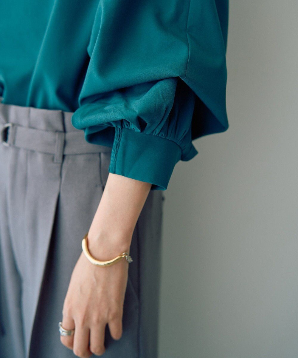 YECCA VECCA 2wayボリューム袖ブラウス 