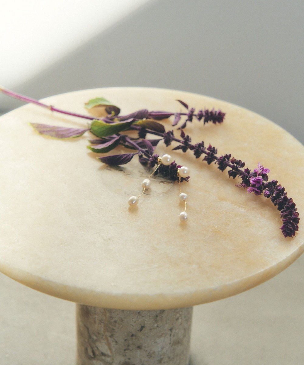 YECCA VECCA 2way淡水パールピアス 