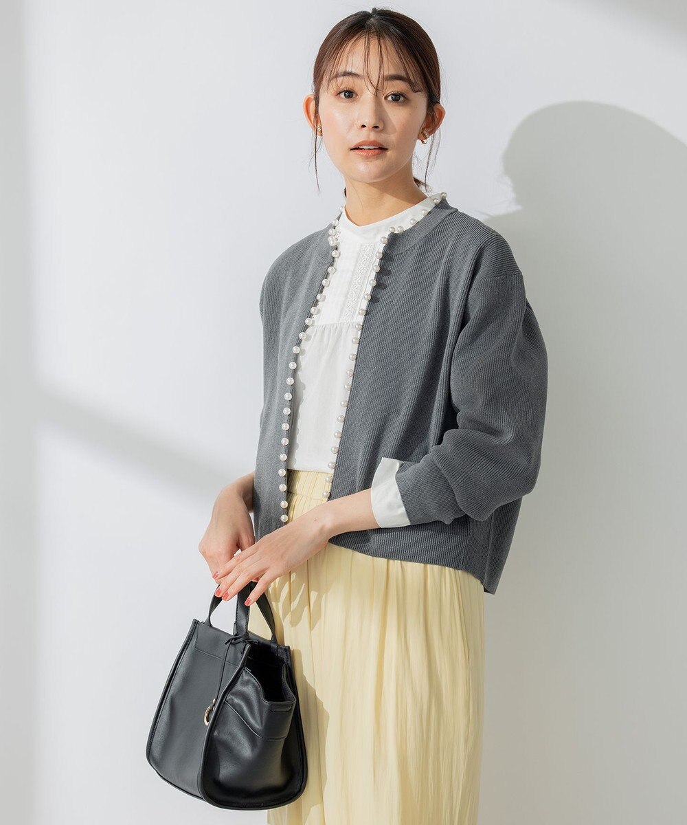 組曲 【追加生産分入荷！】AMOSSAパール カーディガン 