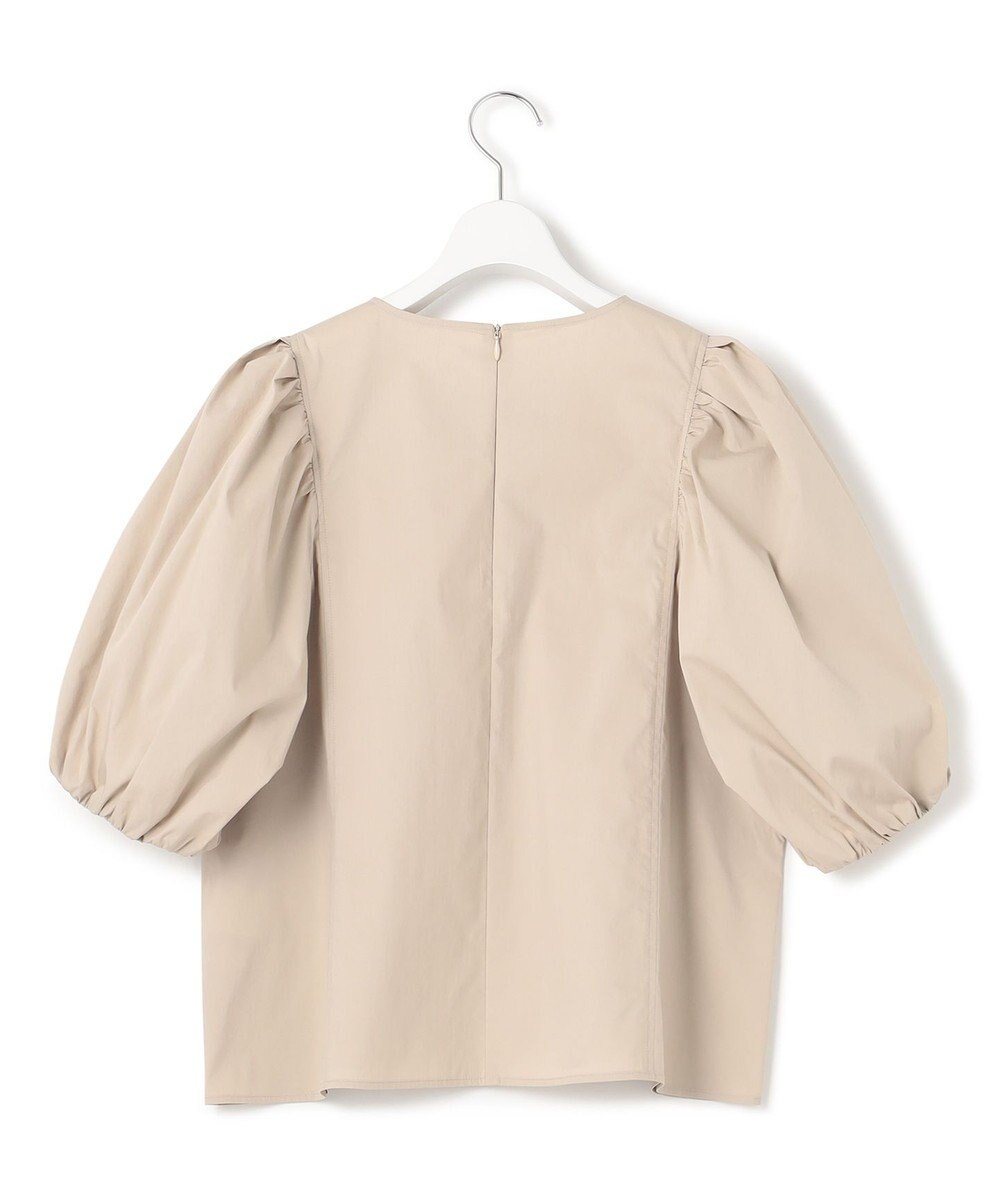 23区 L 【一部店舗限定/洗える】ハイカウントウェザーストレッチ パフスリーブ ブラウス 