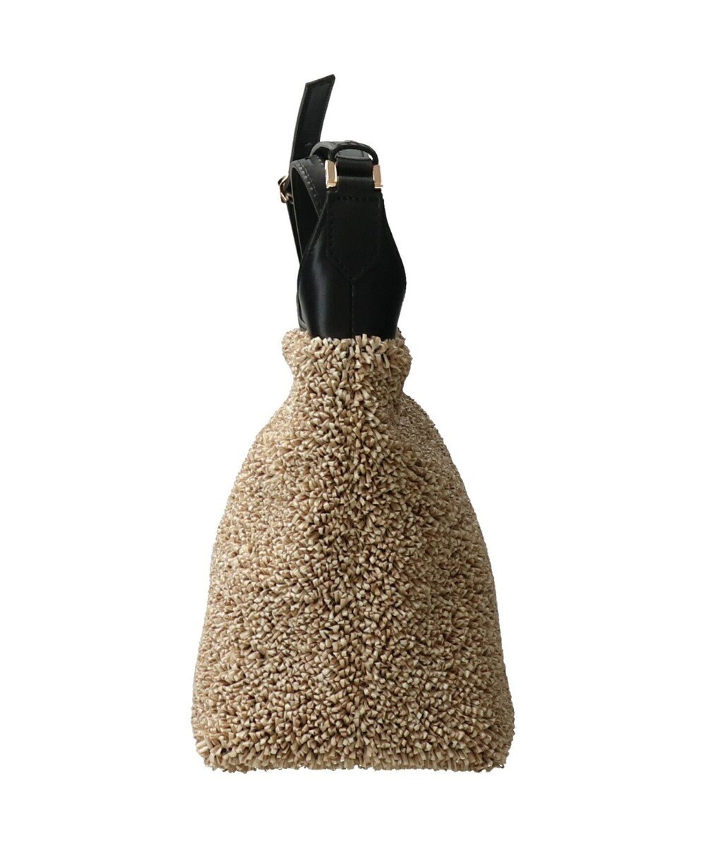 INTER-CHAUSSURES 【Christian Villa】異素材コンビショルダーバッグ 