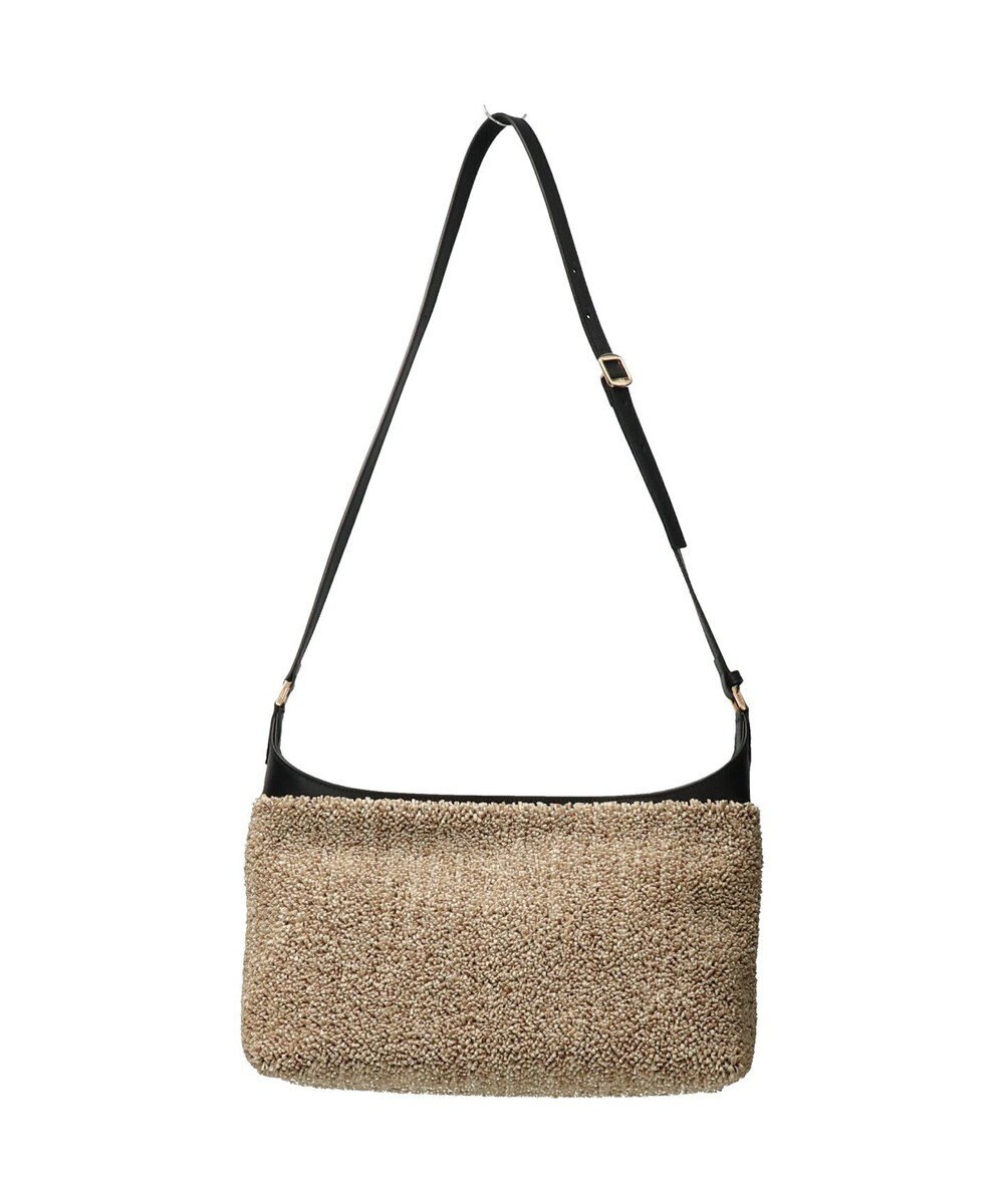 INTER-CHAUSSURES 【Christian Villa】異素材コンビショルダーバッグ 