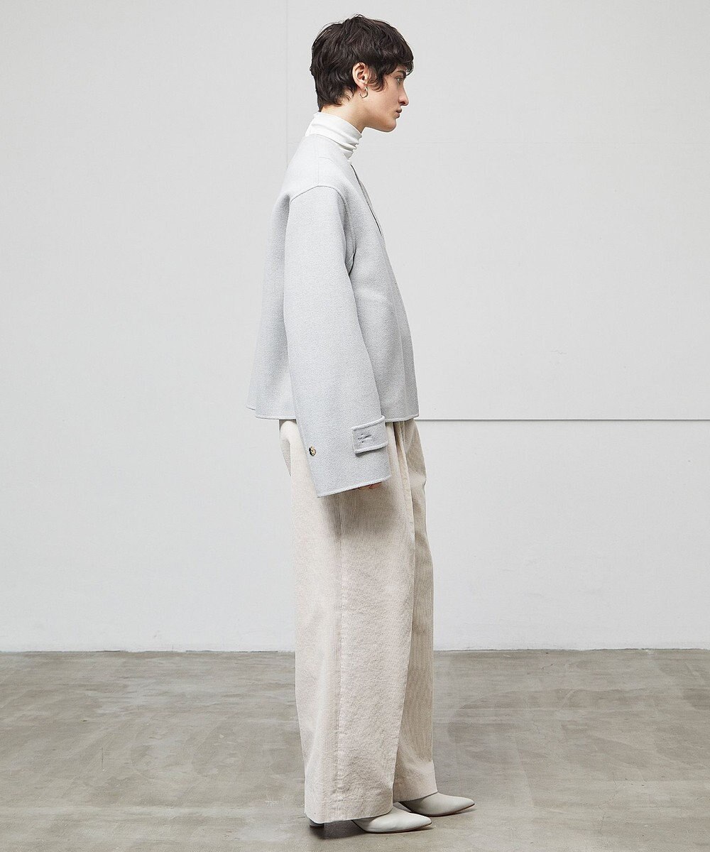 BEIGE， 【洗える】PASTEUR / ウエストベルト付きコーデュロイパンツ 