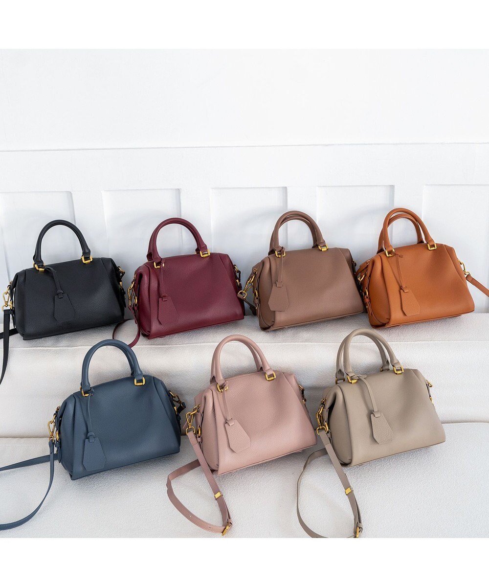 style code [Lyrss]牛革　ボストンバッグ 