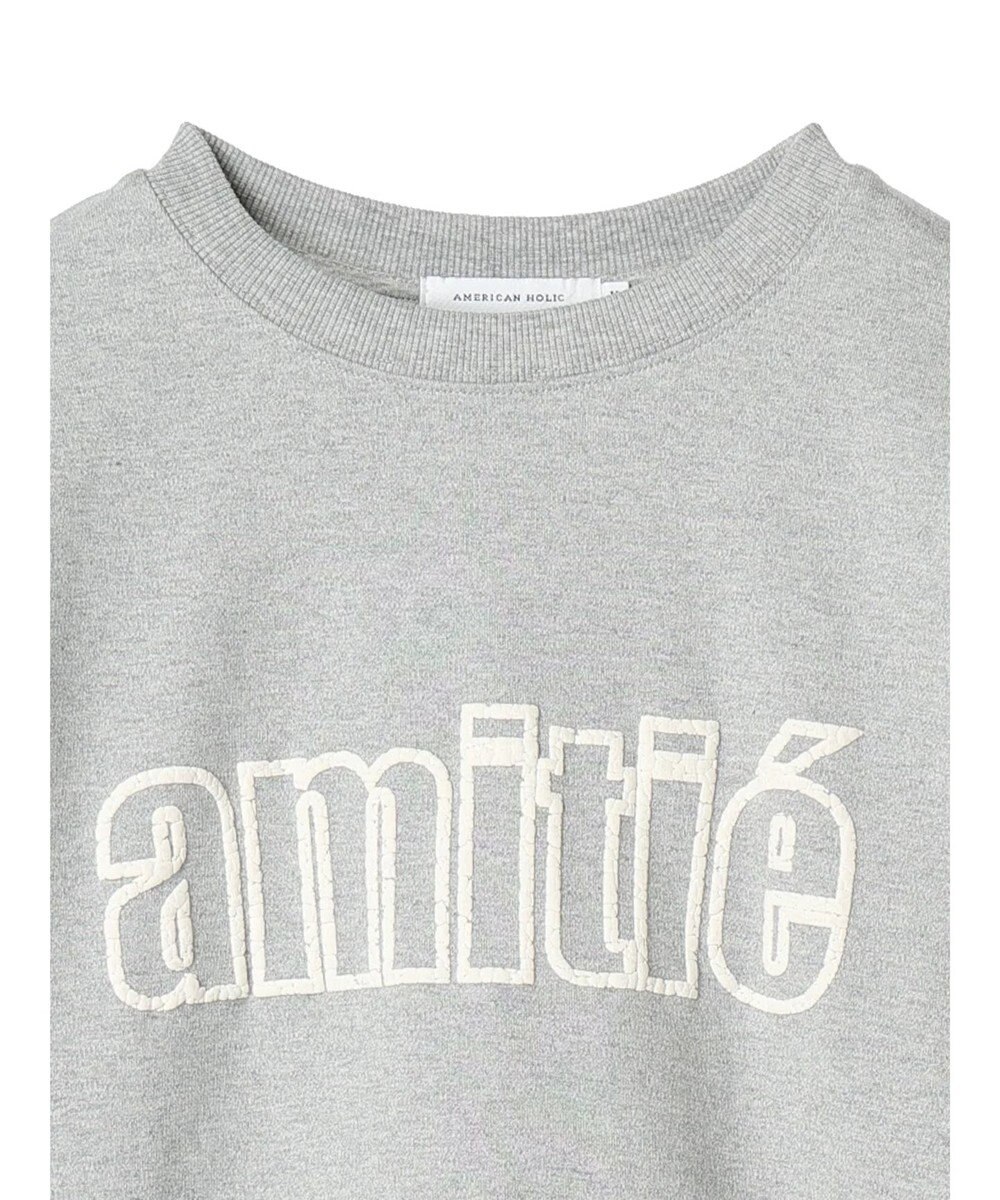 AMERICAN HOLIC 発泡ロゴポンチプルオーバー 