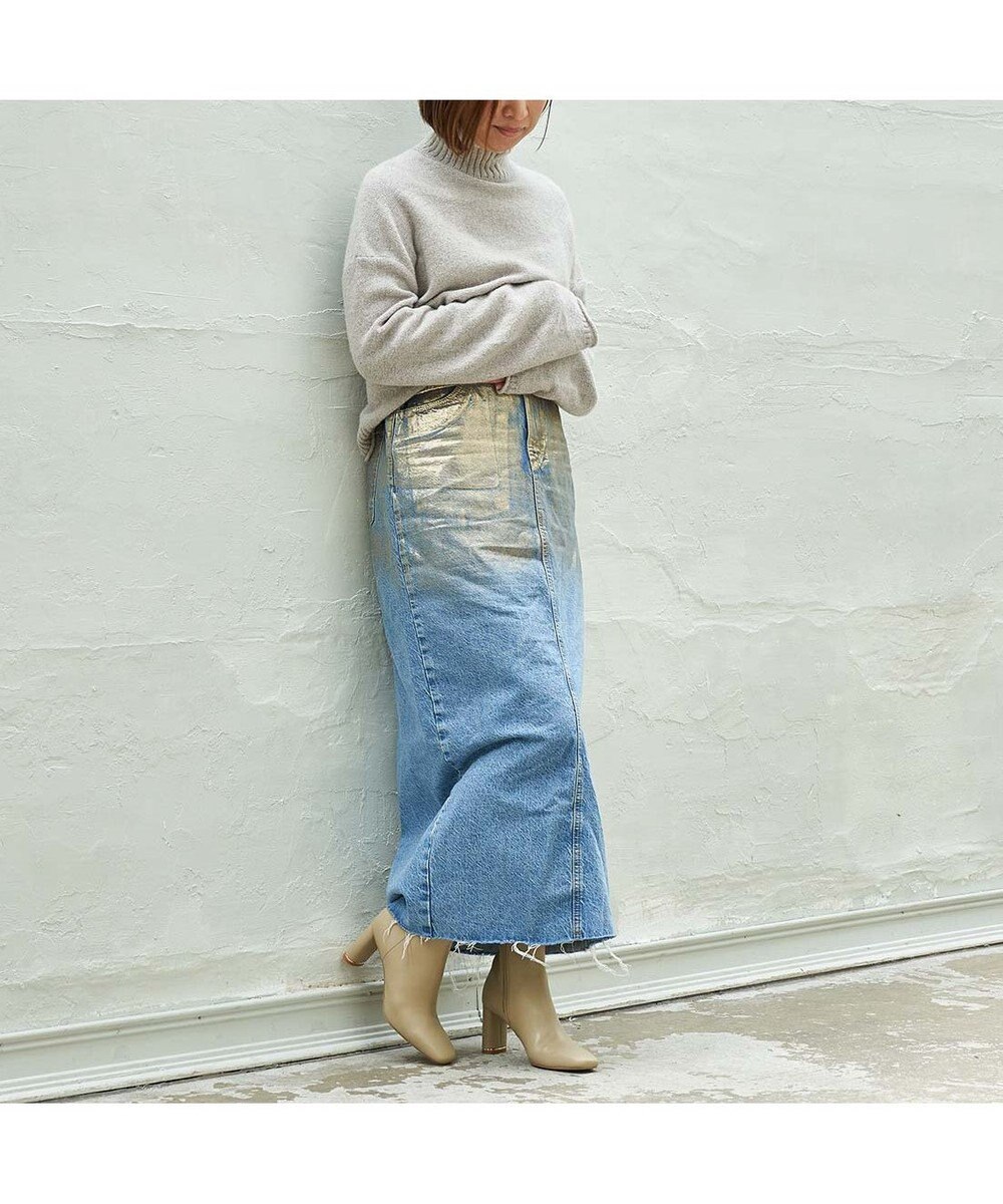 MODE ET JACOMO <MODE ET JACOMO>サイドベルトスクエアトゥショートブーツ 