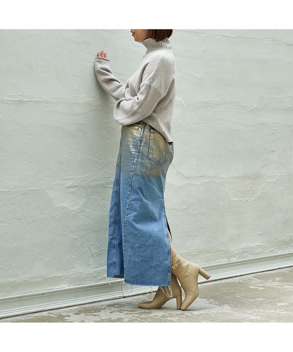 MODE ET JACOMO <MODE ET JACOMO>サイドベルトスクエアトゥショートブーツ 